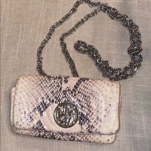 Henri Bendal snake skin crossbody